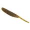 Yamamoto 3" Shad Shape Worms, 10 Pack, Green Pumpkin / Black Flake