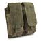 Mil-Tec Double M4/M16 Mag MOLLE Pouch, Olive Drab