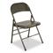 Mil-Tec U.S. Style Metal Folding Chair, Olive Drab