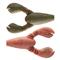 Great Lakes Finesse 2.1" Snack Craw, Gp/orange Lam Flt