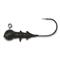 Great Lakes Finesse Stealth Ball Jigs, 3 Pack, Matte Green Pumpkin