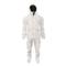 World Famous Sports Waterproof Hooded Rain Suit, Solid White
