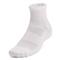 Under Armour Unisex Cotton Training Quarter Socks, 6 Pair, White