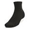 Under Armour Unisex Cotton Training Quarter Socks, 6 Pair, Black