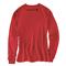 Carhartt Men's Loose Fit Heavyweight Long-Sleeve Graphic Logo T-shirt, Red