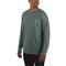 Carhartt Men's Force Midweight Relaxed Fit Long-Sleeve Pocket Tee, Sea Pine