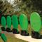 Throom 6″ Round KNOCKDOWN Full Target Set, (6) 6" Round Targets, (6) Secure Pivot Bases & (2) Alpha