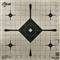Allen EZ Aim Thermal ID Grid Bullseye Paper Target, 12x12," Gray