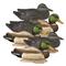 Higdon Standard Size Powers' Pack Duck Decoys, 6 Pieces