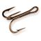 Mustad Treble Hooks, 25 Pack, Bronze