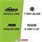 TowSmart 7-Way Blade to 5-Way Flat Adapter