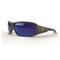 Edge Eyewear Tactical Brazeau Shooting Glasses, Blue Mirror Lenses, Black