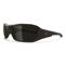Edge Eyewear Tactical Brazeau Vapor Shield Shooting Glasses, Polarized Smoke, Black