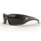 Edge Eyewear Tactical Robson Vapor Shield Shooting Glasses, Smoke Lenses, Black