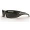 Edge Eyewear Tactical Robson XL Vapor Shield Shooting Glasses, Smoke Lenses, Black
