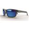 Edge Eyewear Tactical Defiance Polarized Aqua Precision Blue Shooting Glasses, Black