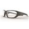 Edge Eyewear Tactical Dawson Clear Vapor Shield Shooting Glasses, Black