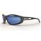 Edge Eyewear Tactical Dakura Polarized Aqua Precision Blue Shooting Glasses, Black