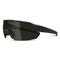 Edge Eyewear Tactical Arc Light Polarized Smoke Vapor Shield Shooting Glasses, Black