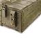 Hungarian Military Surplus Wood Ammo Crate, 36.5" x 18" x 9", Used