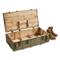 Hungarian Military Surplus Wood Ammo Crate, 36.5" x 18" x 9", Used