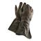 Hungarian Military Surplus Police Motorcycle Gloves, Used, Brown