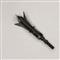 Xecutioner Adjustable-Cut Expandable Broadhead, 100 Grain, 4 Pack, Black