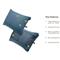 NEMO Fillo Elite Ultralight Backpacking & Camping Pillow, Blue Horizon