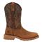 Rocky Men's MonoCrepe 12" Waterproof Western Boot, Tobacco