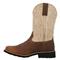 Rocky Men's MonoCrepe 12" Waterproof Western Boot, Brown/bone