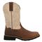 Rocky Men's MonoCrepe 12" Waterproof Western Boot, Brown/bone