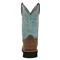 Rocky Men's MonoCrepe 12" Waterproof Western Boot, Brown/blue