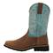 Rocky Men's MonoCrepe 12" Waterproof Western Boot, Brown/blue