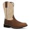 Rocky Men's MonoCrepe 12" Waterproof Western Boot, Brown/bone