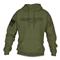 Grunt Style Grumpy Old Vet Hoodie, Military Green