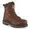 Irish Setter Men's Edgerton 8" Waterproof Non-Metallic Safety Toe Work Boots, Brown