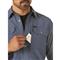 Wrangler ATG Men's Mixed Material Shirt, Vintage Indigo