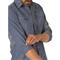 Wrangler ATG Men's Mixed Material Shirt, Vintage Indigo
