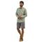 Wrangler ATG Men's Mixed Material Shirt, Iceberg Green