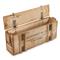 Italian Navy Surplus Wood Crate, 28.75" x 11.75" x 7", Used