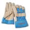 Swiss Municipal Surplus Insulated Leather Work Gloves, 2 Pairs, New