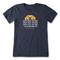 Life Is Good Women's Yellow Lab Crusher Lite T-Shirt, Darkest Blue
