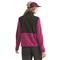 The North Face Women's Fleece Half Snap Shirt, Cyber Berry/tnf Black