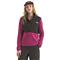 The North Face Women's Fleece Half Snap Shirt, Cyber Berry/tnf Black