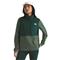The North Face Women's Fleece Half Snap Shirt, Duck Green/deep Nori