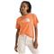 The North Face Women's Core Half Dome T-Shirt, Papaya/tnf White