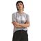 The North Face Women's Core Half Dome T-Shirt, Tnf Pale Grey Heather/t