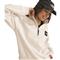 The North Face Women's Box Half Dome Quarter Zip, White Dune