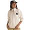 The North Face Women's Box Half Dome Quarter Zip, White Dune