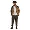 The North Face Men's Antora Hooded Rain Jacket, Utility Brown/tnf Black-npf